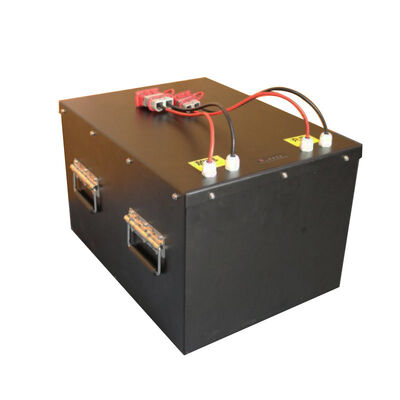 96V 120Ah LiFePO4 Lithium Battery Pack with Dual Side Recessed Carry Handles, Separate Independent Charge & Discharge Terminal Outputs for Solar Energy Storage, UN38.3 Certified
