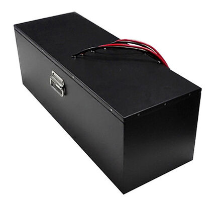 48V 100Ah LiFePO4 Lithium Battery Pack with Side Recessed Carry Handle & Dual Separate Anderson Connectors for Warehouse Automation Equipment, UN38.3 Certified