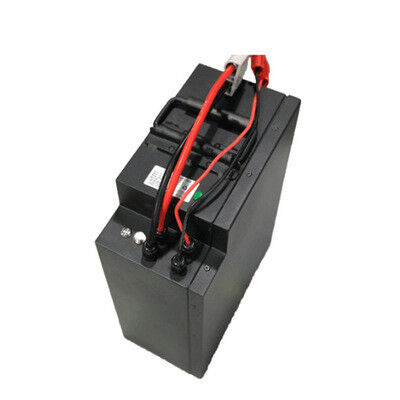 60Ah 48V LiFePO4 Lithium Battery Pack with Dual Independent Charge Discharge Anderson Connectors & Built-in Smart BMS for Material Handle, RoHS Compliant Made in China