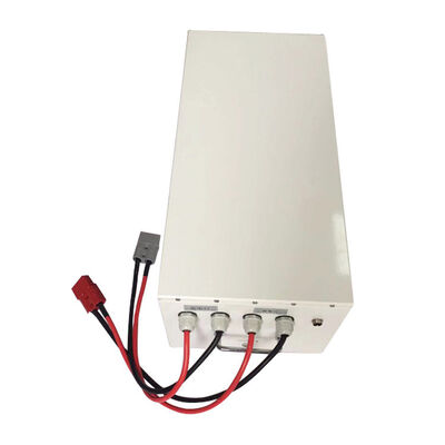 48V 20Ah LiFePO4 Lithium Battery Pack with Dual Anderson Connectors & Waterproof Cable Glands for Warehouse Automated Equipment, IEC62133 China Manufacturer