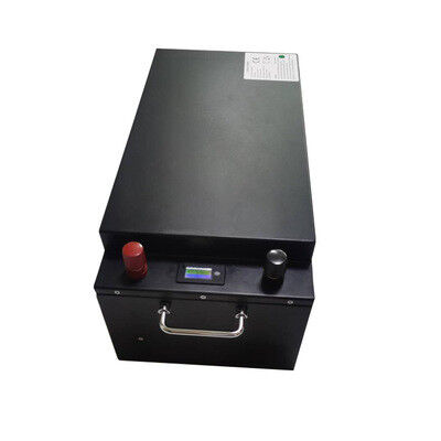 48V 20Ah LiFePO4 Lithium Battery Pack with LCD Digital Display, Built-in Smart BMS and Metal Case Power Battery for Electric Pallet Truck, CE China Manufacturing Factory