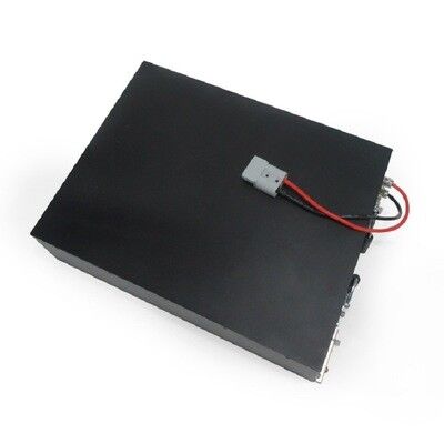 30A 60Ah 48V LiFePO4 Lithium Battery Pack，Industrial Lithium Iron Phosphate Battery with Single Anderson Connector & Built-in Smart BMS for AGV Robot，MSDS China Manufacturer