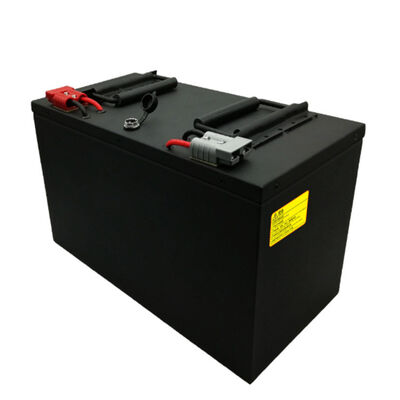 60V 100Ah LiFePO4 Lithium Battery Pack，Industrial Lithium Iron Phosphate Battery with Dual Anderson Connectors & Built-in Smart BMS for Electric Forklift, RoHS Compliant Made in China