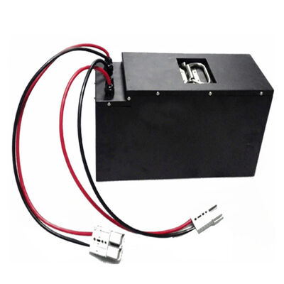 60Ah 48V Lithium Iron Phosphate Battery，LiFePO4 Rechargeable Battery Pack with Anderson Connector & BMS System for Electric Pallet Jack, UN38.3 Certified, Made in China