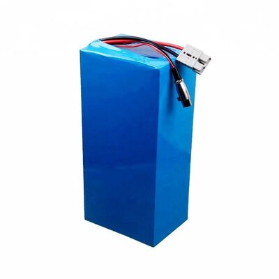 67Ah 48V 18650 Lithium Ion Battery Pack Dual Output DC Charging Jack + White 2P Male Connector for Outdoor Power Equipment, CE China Manufacturer