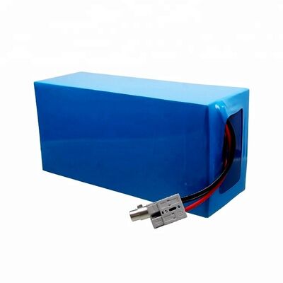 67Ah 48V 18650 Lithium Ion Battery Pack Dual Output DC Charging Jack + White 2P Male Connector for Outdoor Power Equipment, CE China Manufacturer