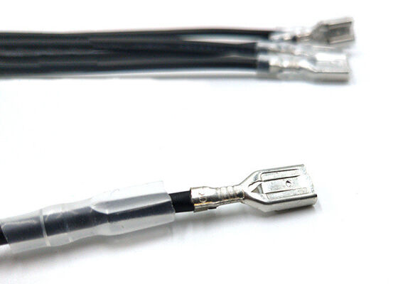 6.35*0.8 Female Fully Insulated Spade Crimp Terminal Nylon Wiring Spade Connectors