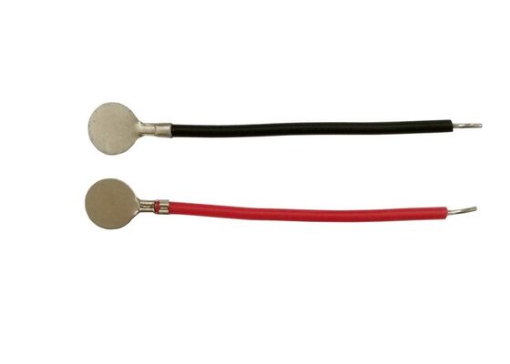 5.5mm Round Nickel Plated Battery Weld Tabs with 26AWG Cable Wire Harness