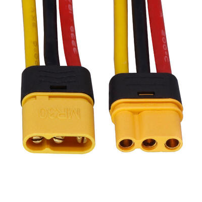 Low MOQ Custom Cable Assembly | MR30-M/F Male-Female Model Airplane Cable Bionic Robotic Arm Industrial-Grade Connection 18AWG Silicone Wire Harness | Made in China