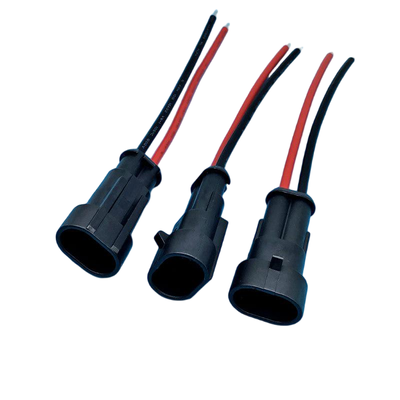 Custom Hook-Up Wire | 2 Pin Waterproof Plug Wire Harness Connector for Car  | Made in China | No Minimum Order