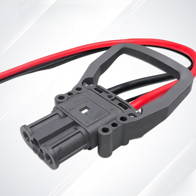 OEM ODM Heavy Duty High Current Custom Wire Harness, Multi-Pin Industrial Power Connector Cable with Ring Terminals for Electric Forklift, China Wire Harness Factory