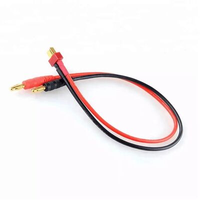 XT60 Battery Connection Cable Assembly | Custom 12WAG XT60 Female to 4.0mm Gold-Plated Banana Plug Charging Cable for RC Hobbyists | China OEM Manufacturer
