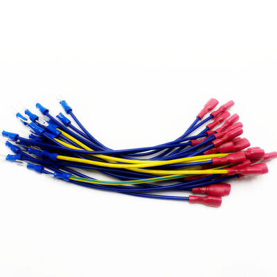 Custom 250 Pre-insulated Spade Harness, 2.8/4.8/6.3mm Male Female Quick Connect Terminal Wire with PVC Insulation for Home Appliance, China Manufacturing Factory