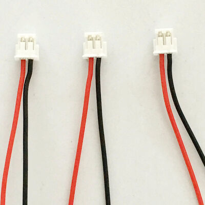 OEM 2 Pin PH2.0/XH2.54 Single‑End Wire Harness, Red Black 2‑Core Pre‑Crimped Terminal Cable, Tinned Bare End for RC Model, China Cable Assembly Factory