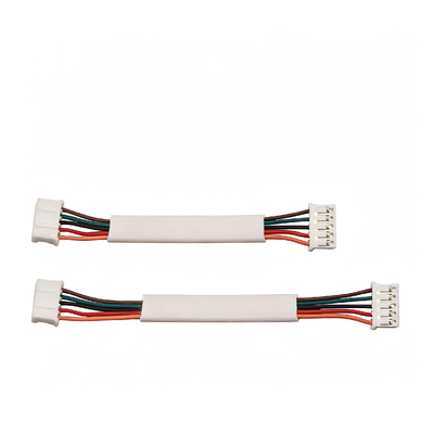 OEM 6P PH/XH Connector Wire Harness, Multi‑Color Electronic Wire with Heat Shrink Tube for BMS Battery Sensor Equipment, Cable Assembly Factory Direct