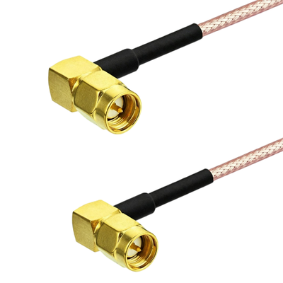 Custom Length Wire Harness | SMA Right-Angle Male RG316 Flexible RF Coaxial Cable Assembly for UAV | From Prototype to Mass Production