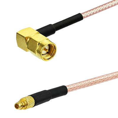 Custom Length Wire Harness | SMA Right-Angle Male RG316 Flexible RF Coaxial Cable Assembly for UAV | From Prototype to Mass Production