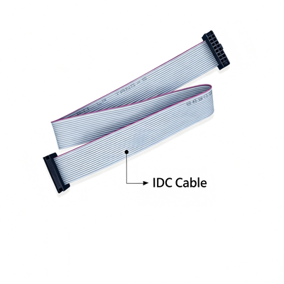 Custom Automotive Wire Harness | 2.54mm Pitch IDC Grey Ribbon Cable Assembly for Industrial Control & FPV Drone | Chinese Manufacturer Wiring Harness