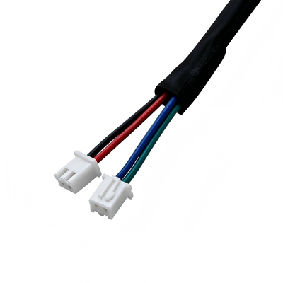 Custom Wire Harness | 9Pin Orange EV Plug to Dual PH2.0 Signal Wire Harness for Electric Two-Wheel Vehicles | Terminal Cable China Factory