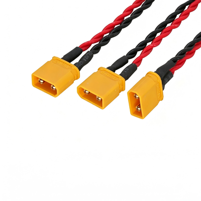 Custom Wiring Harness | XT60 Female to XH2.54 2P Twisted Pair Conversion Cable Assembly for FPV Drone Flight Controller | China Wire Harness Factory
