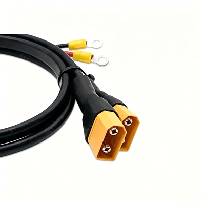 Custom Wiring Harness | Factory Custom XT60 Female to O Ring Terminal Wire Harness for FPV heavy-lift drone | China Wire Harness Factory