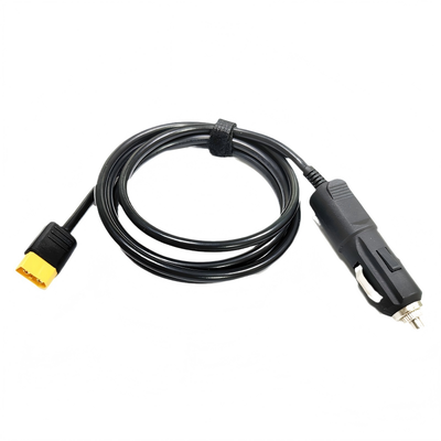 Flexible Custom Wire Harness | Custom Car Lighter to XT60 Female Power Charging Cable Assembly for UAV Drone Energy Storage | Made in China