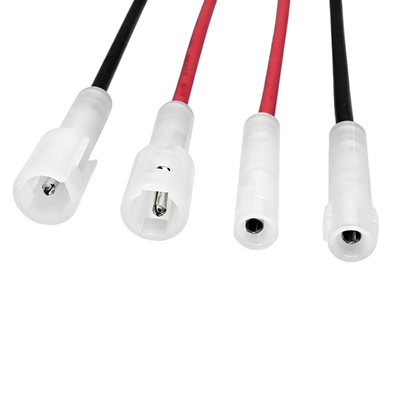 Electronic Wire Harness Manufacturer | UL1015 3.7mm 5500 Male 5600 Female Bullet Connector Cable Assembly for Small DC Equipment | Custom Terminal Cable OEM China