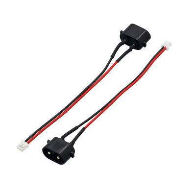 Custom Wiring Harness | Custom UL1007 Figure 8 2Pin Male Plug to XH2.54 2P Terminal Power Conversion Wire Harness for Portable Monitoring Device | China OEM Manufacturer