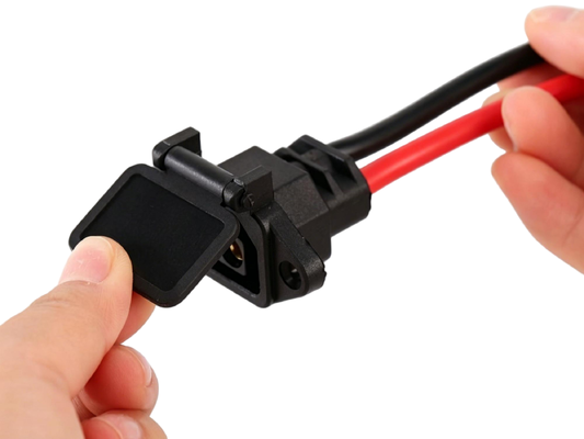 Flexible Custom Wire Harness | Dual End Flange Mount IEC C8 Figure 8 Female Socket Wiring Harness for Electric Scooter | Made in China Factory