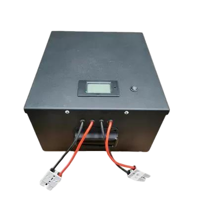 24V 100Ah LiFePO4 Lithium Battery Pack Metal Enclosure Built-in LCD Screen Dual Anderson Connectors for Solar Storage，IEC62133 China Manufacturer