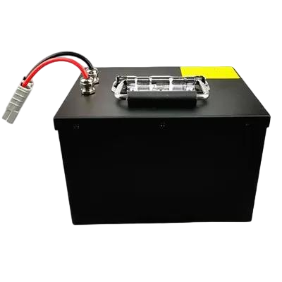 24V 50Ah LiFePO4 Lithium Battery Pack Metal Steel Box Built-in BMS with Portable Handle Anderson Connector for Electric Tricycle，CE  China Manufacturer