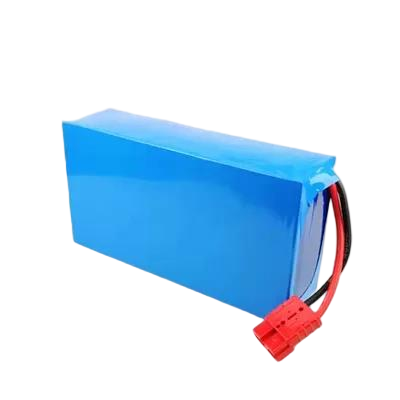 24V 30Ah Rectangular 18650 Lithium Ion Battery Pack Blue PVC Heat Shrink Built-in BMS Red Anderson Plug High Current Rechargeable Li-ion Battery for Sprayer，CE China Manufacturer