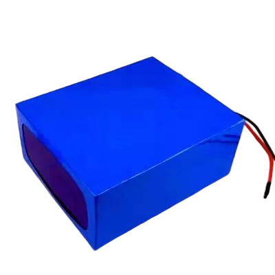 24V 20Ah 18650 Lithium Ion Battery Pack Blue PVC Heat Shrink Built-in BMS Bare Red & Black Wires for Electric Scooter , UN38.3 Compliant Made in China