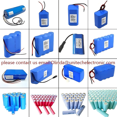 Custom 12V 5Ah 18650 Series Parallel Lithium Ion Battery Pack, Built-in Protection Board with Separate DC Charge & Discharge Terminals for Portable Equipment, MSDS Certified
