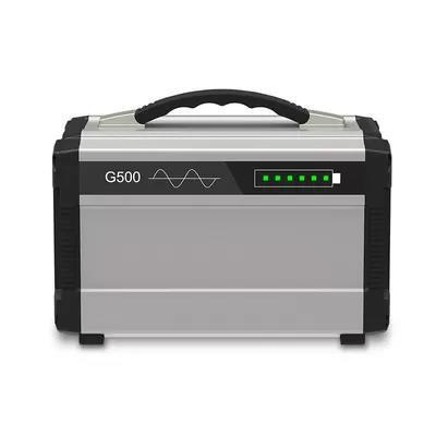 G500 120Ah 500W Pure Sine Wave Portable Power Station Multi AC DC USB-C PD Output Solar Rechargeable Generator for Camping Home Emergency Backup, RoHS Compliant Made in China