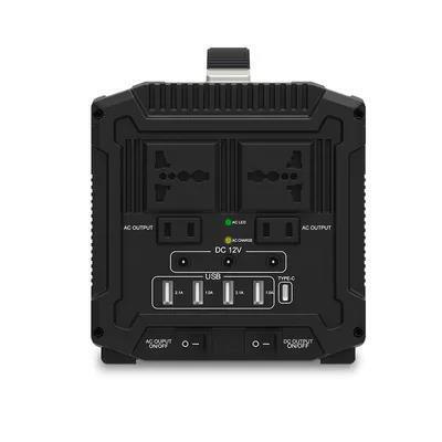 G500 120Ah 500W Pure Sine Wave Portable Power Station Multi AC DC USB-C PD Output Solar Rechargeable Generator for Camping Home Emergency Backup, RoHS Compliant Made in China