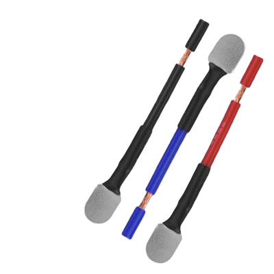 Custom Length UL1007 16WAG Pre-Soldered Nickel Tab Wire Harness, High Temperature Silicone Spot Weld Cable, Multiple Terminal Styles for 18650 Li-Polymer , China Wiring Harness Factory