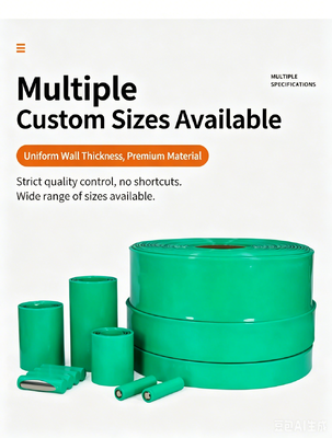 PVC Heat Shrink Tubing Blue Wrap Sleeve For Battery & Wire Insulation, 7mm To 360mm, PVC Heat Shrink Tubing Supplier