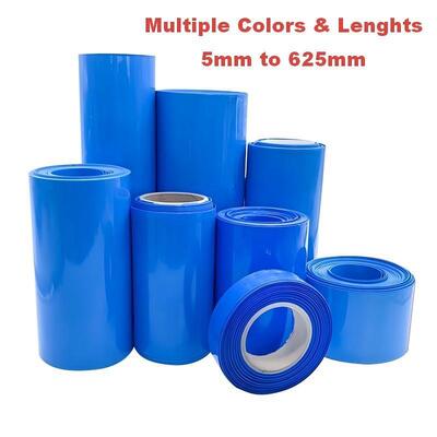 PVC Heat Shrink Tubing - Flattened Width 7mm To 625mm, Multiple Colors, White/ Black/ Clear/ Green/ Blue, PVC Heat Shrink Tubing Manufacturer