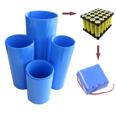 Wholesale RoHS Compliant Battery Wrap PVC Heat Shrink Tubing Good Insulation for 18650 21700 26650 Battery Pack | Made in China Factory Direct