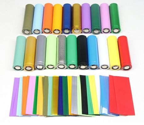 Global Manufacturing Pre-Cut PVC Heat Shrink Wraps | High Quality 18650/21700/32650/32700/AA/AAA Battery Battery Wraps | Multiple Colors, -40°C~+105°C, OEM Heat Shrinkage Factory