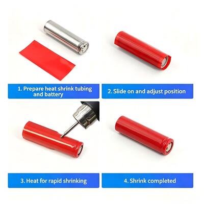 Global Manufacturing Pre-Cut PVC Heat Shrink Wraps | High Quality 18650/21700/32650/32700/AA/AAA Battery Battery Wraps | Multiple Colors, -40°C~+105°C, OEM Heat Shrinkage Factory