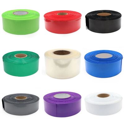Black Heat Shrink Wraps Manufacturer | Flattened Width 7mm to 625mm | High Quality Battery Wraps In Various Colors, Available For Sample And Bulk Order