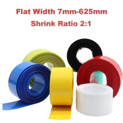 Factory Supply PVC Heat Shrink Tubing, Multi Color, Battery Shrink Tube | Long Term B2B Supply