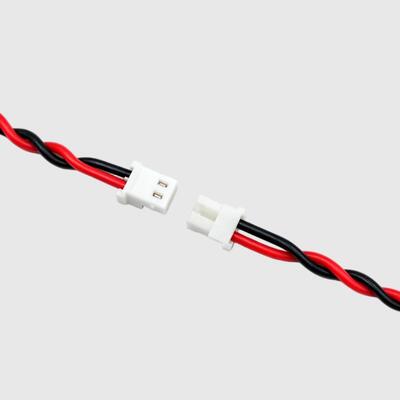 Bulk Order 2 Pin Twisted Wire Harness | White Connector with Gold Plated Banana Terminals for FPV