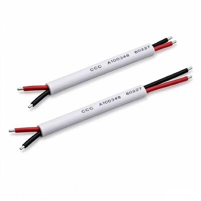 Custom Red Black Wire Harness with White Insulating Sleeve for Electronic Equipment