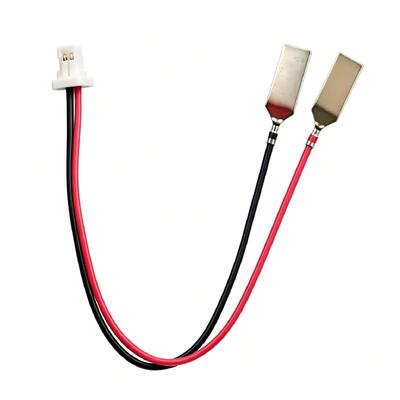 Bespoke 2Pin Connector Wire Harness with Rectangular Nickel Tab Terminals for lithium battery packs
