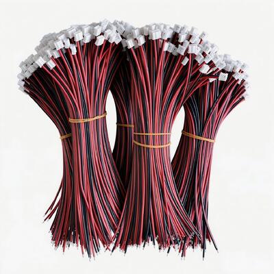 PH2.0 3P Wire Harness | UL1007 22AWG Red Black Cable Assembly with Tinned Stripped End for Sensors