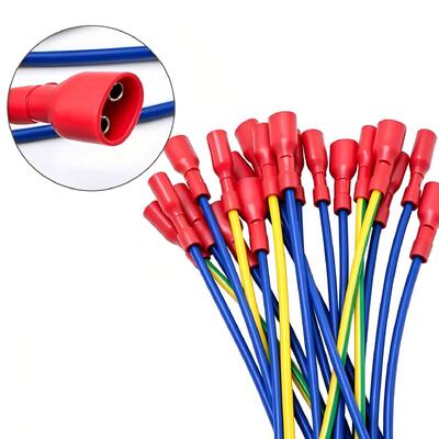Custom Pre-Crimped Insulated Spade Terminal Wire Harness for Home Appliance