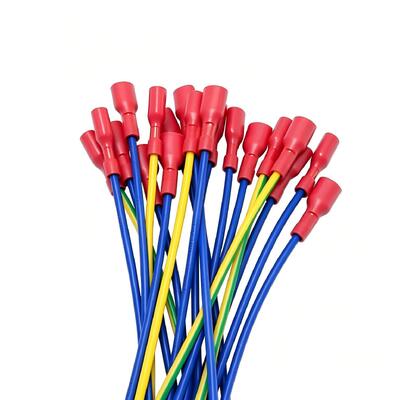 Custom Pre-Crimped Insulated Spade Terminal Wire Harness for Home Appliance